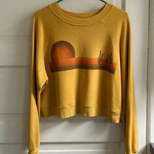 Desert Horizon Cropped Sweatshirt